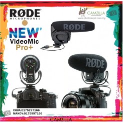 RODE VIDEO MIC PRO + ON CAMERA SHOTGUN MICROPHONE